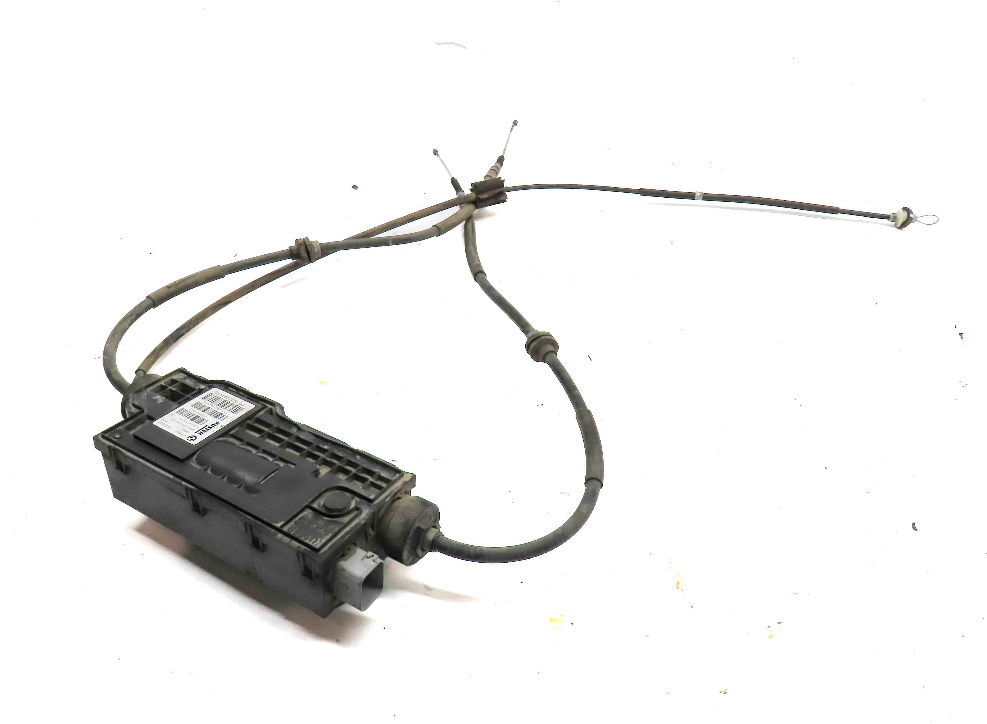 2015 BMW X5 (F15) EMERGENCY ELECTRONIC PARK PARKING BRAKE ACTUATOR w/CABLES — exact item pictured